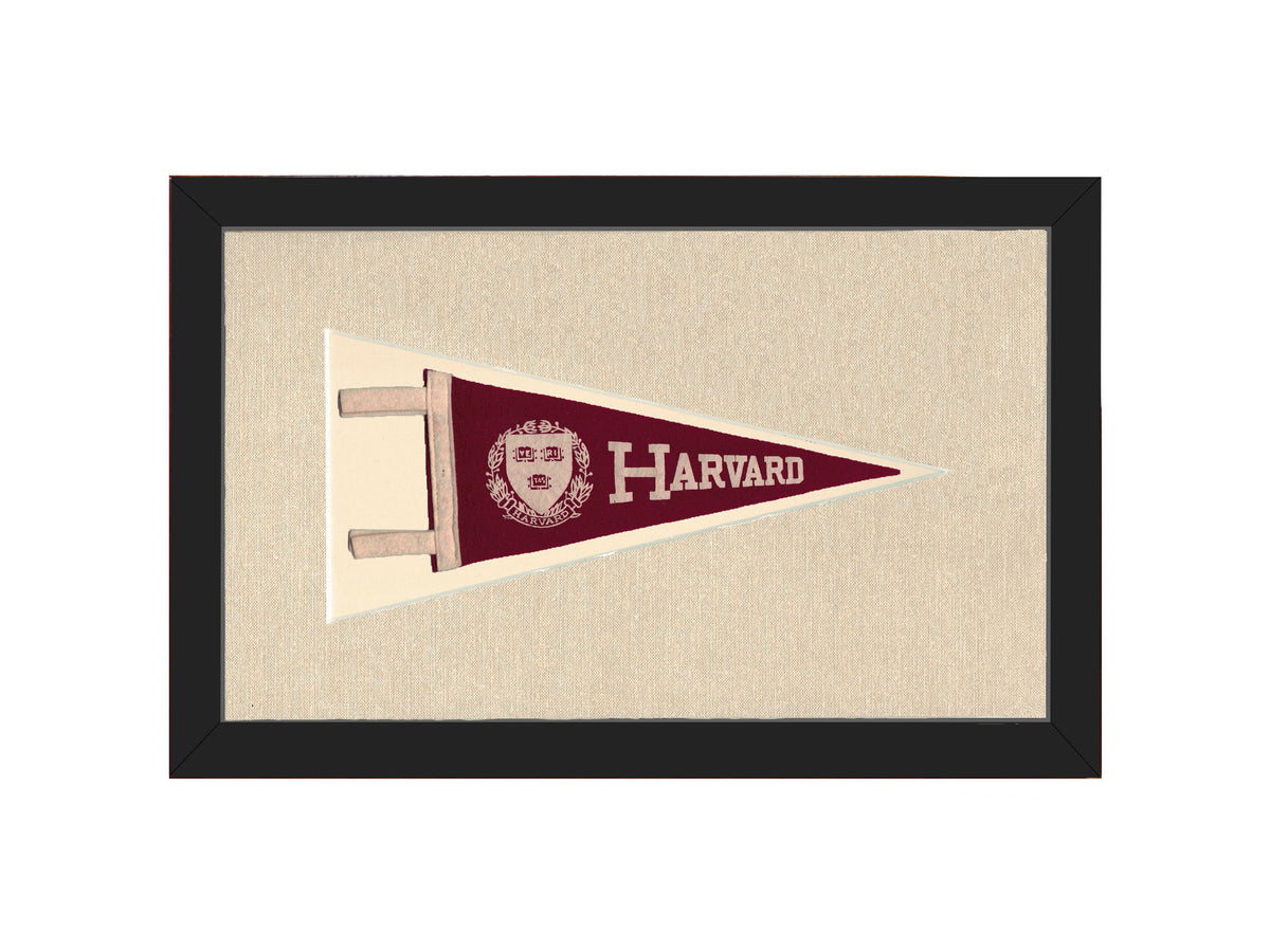 Vintage Harvard Pennant
