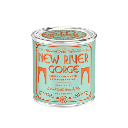 Good &amp; Well Supply Co Candles New River Gorge National Park Candle