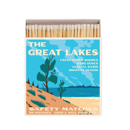 Good &amp; Well Supply Co. Great Lakes Vintage National Park Cabin Matches