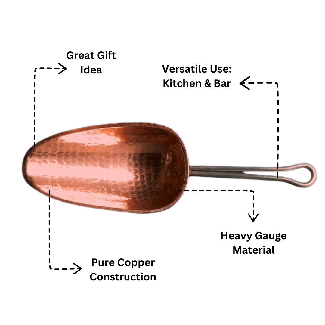 Sertodo Barware &amp; Bar Tools Sertodo Copper Scoop