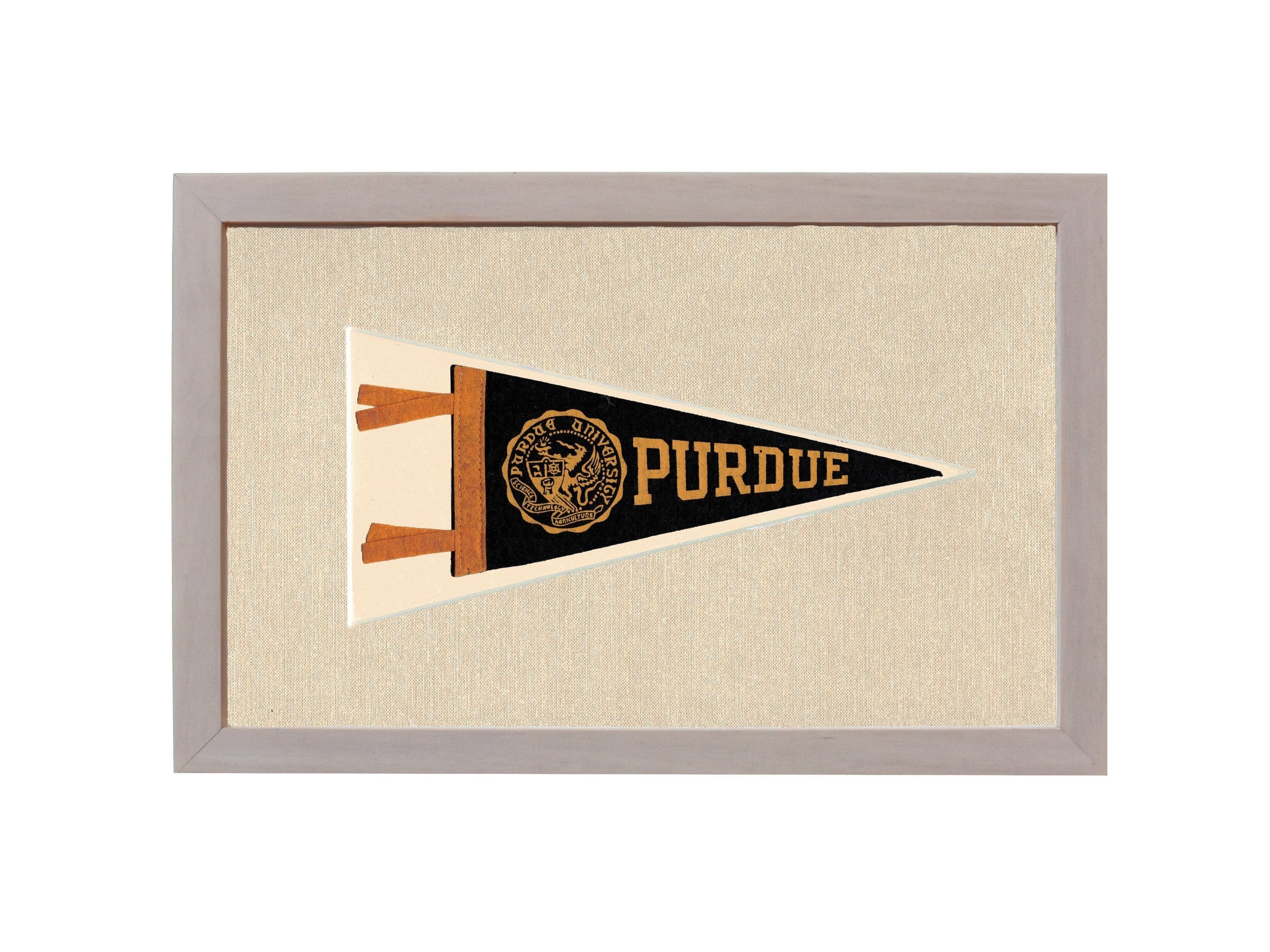 Americana Memories Vintage Pennants and Memorabilia Vintage Purdue Pennant