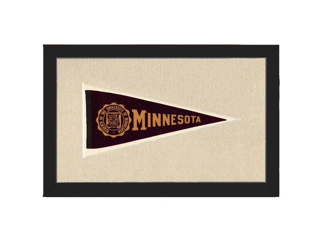 Americana Memories Vintage Pennants and Memorabilia Vintage Minnesota Pennant