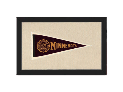 Americana Memories Vintage Pennants and Memorabilia Vintage Minnesota Pennant
