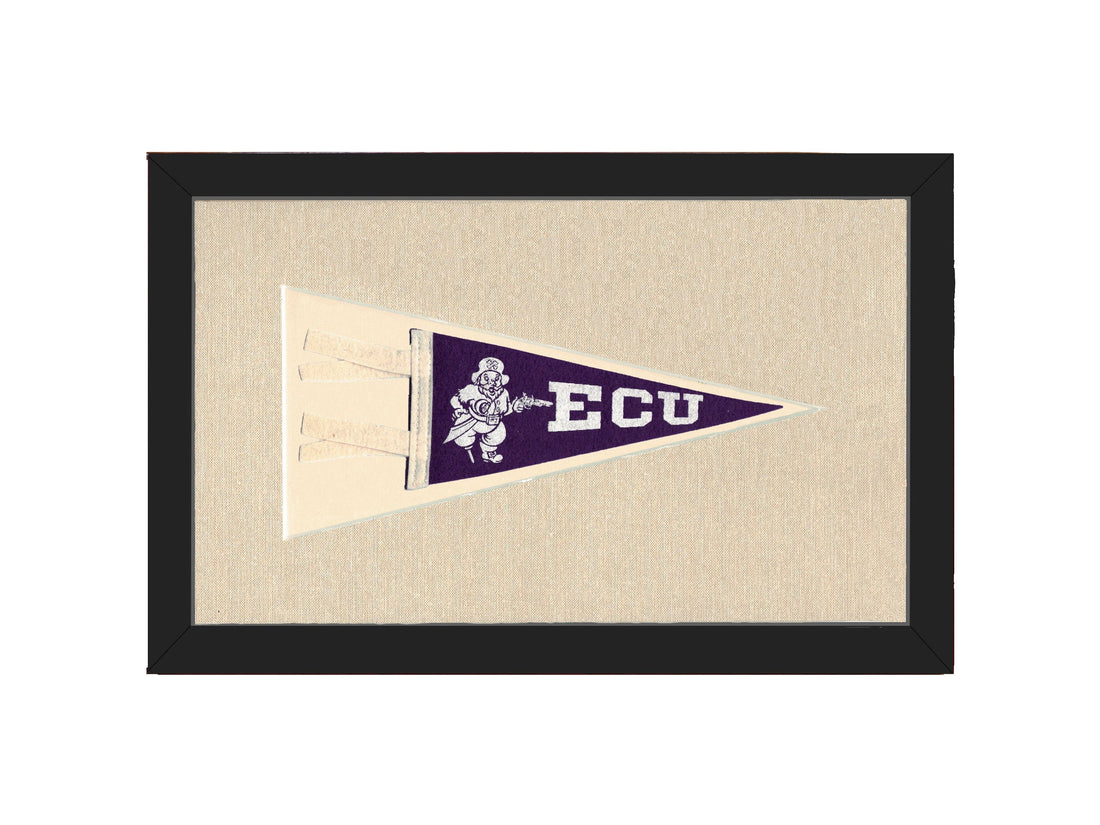 Americana Memories Vintage Pennants and Memorabilia Vintage East Carolina University Pennant