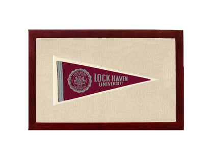 Americana Memories Vintage Pennants and Memorabilia Vintage Lock Haven University Pennant