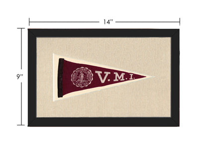 Americana Memories Vintage Pennants and Memorabilia Vintage Virginia Military Institute Pennant