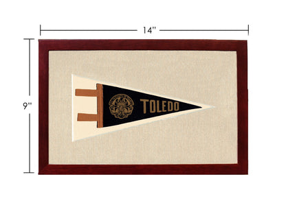 Americana Memories Vintage Pennants and Memorabilia Vintage University of Toledo Pennant