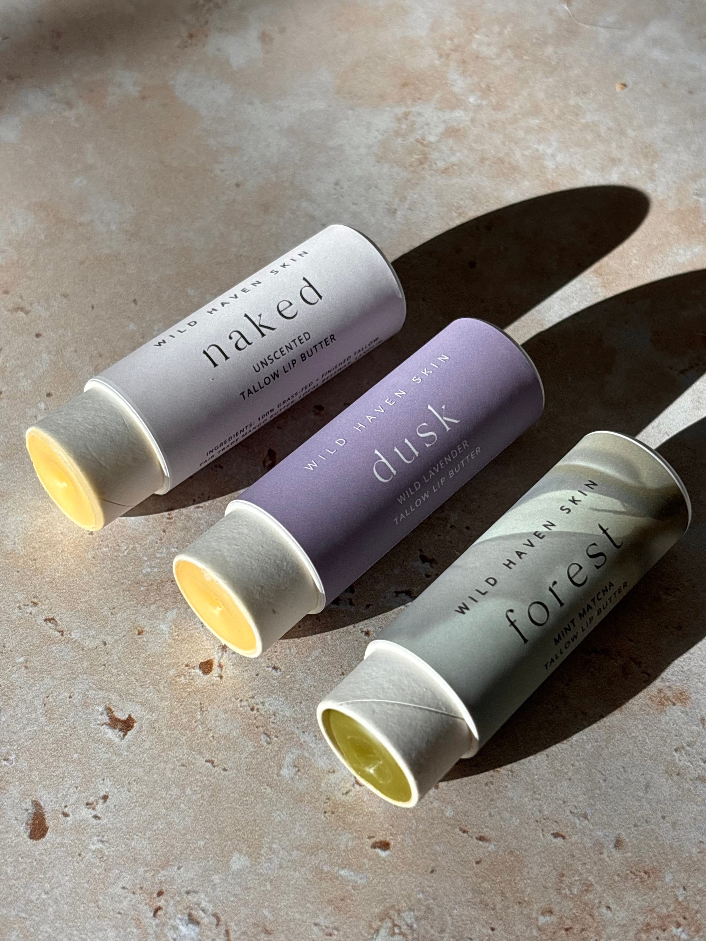 Wild Haven Skin TALLOW LIP BUTTER / hydrating lip repair