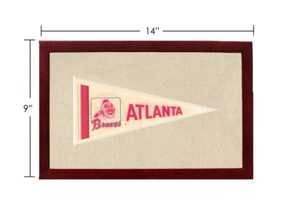 Americana Memories Vintage Pennants and Memorabilia Vintage Atlanta Braves Pennant
