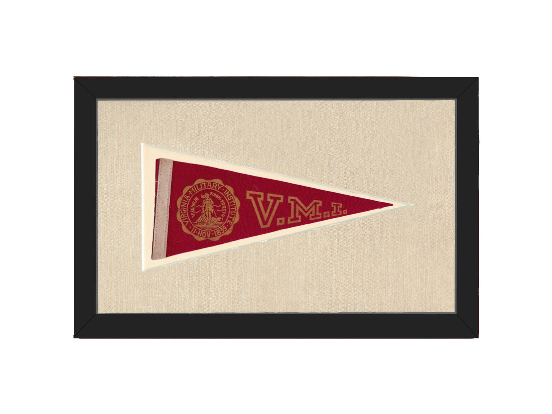 Americana Memories Vintage Pennants and Memorabilia Vintage Virginia Military Institute Pennant