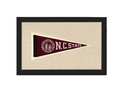 Americana Memories Vintage Pennants and Memorabilia Vintage NC State Pennant