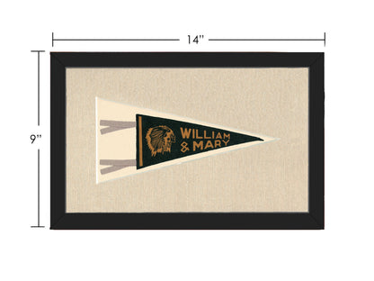 Americana Memories Vintage Pennants and Memorabilia Vintage William &amp; Mary College Pennant