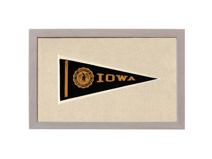 Vintage University of Iowa Pennant