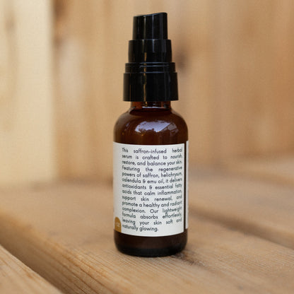 Honeybee Hippie oil serum saffron serum