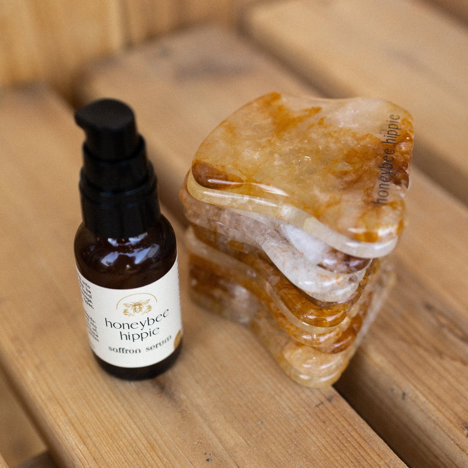 Honeybee Hippie oil serum saffron serum