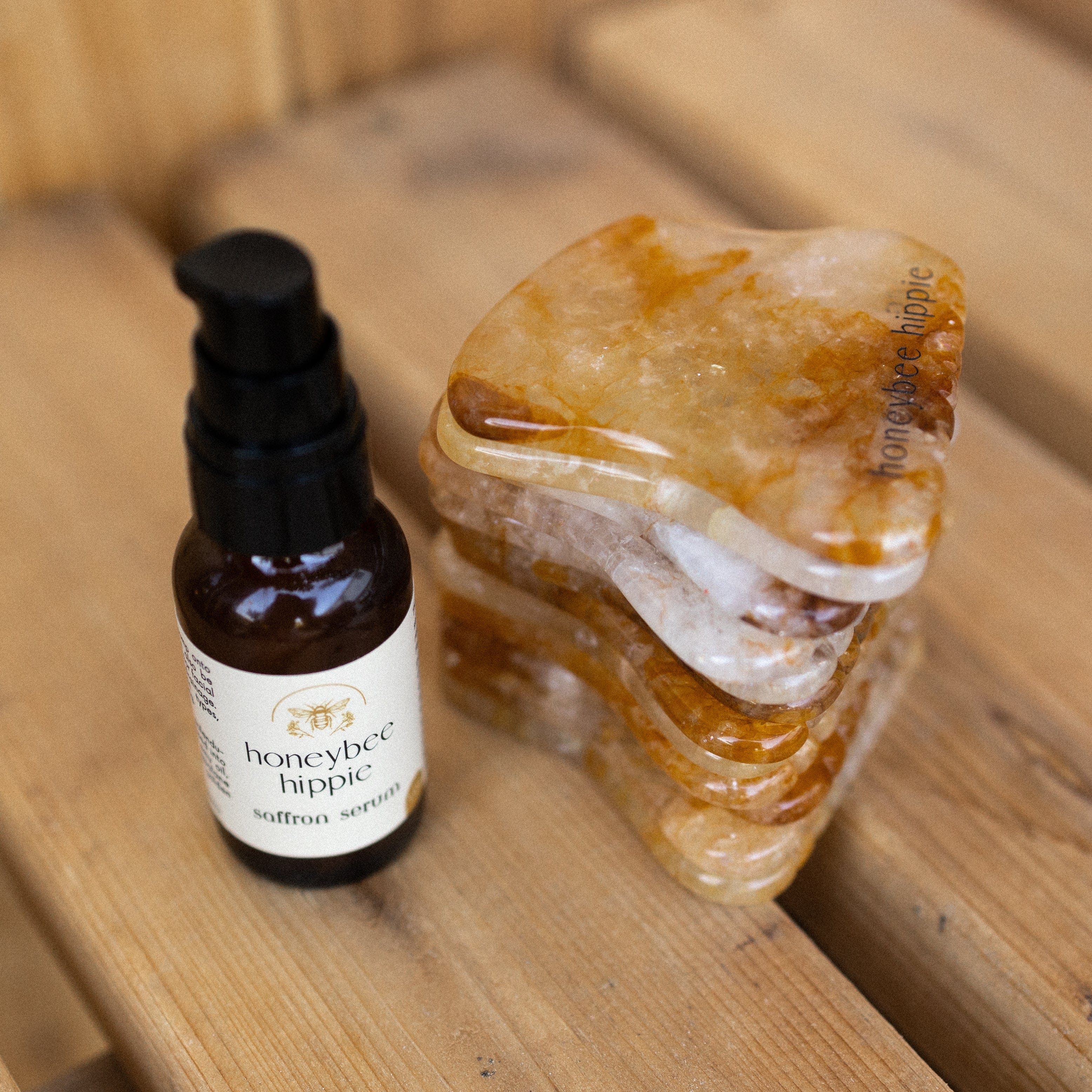 Honeybee Hippie oil serum saffron serum