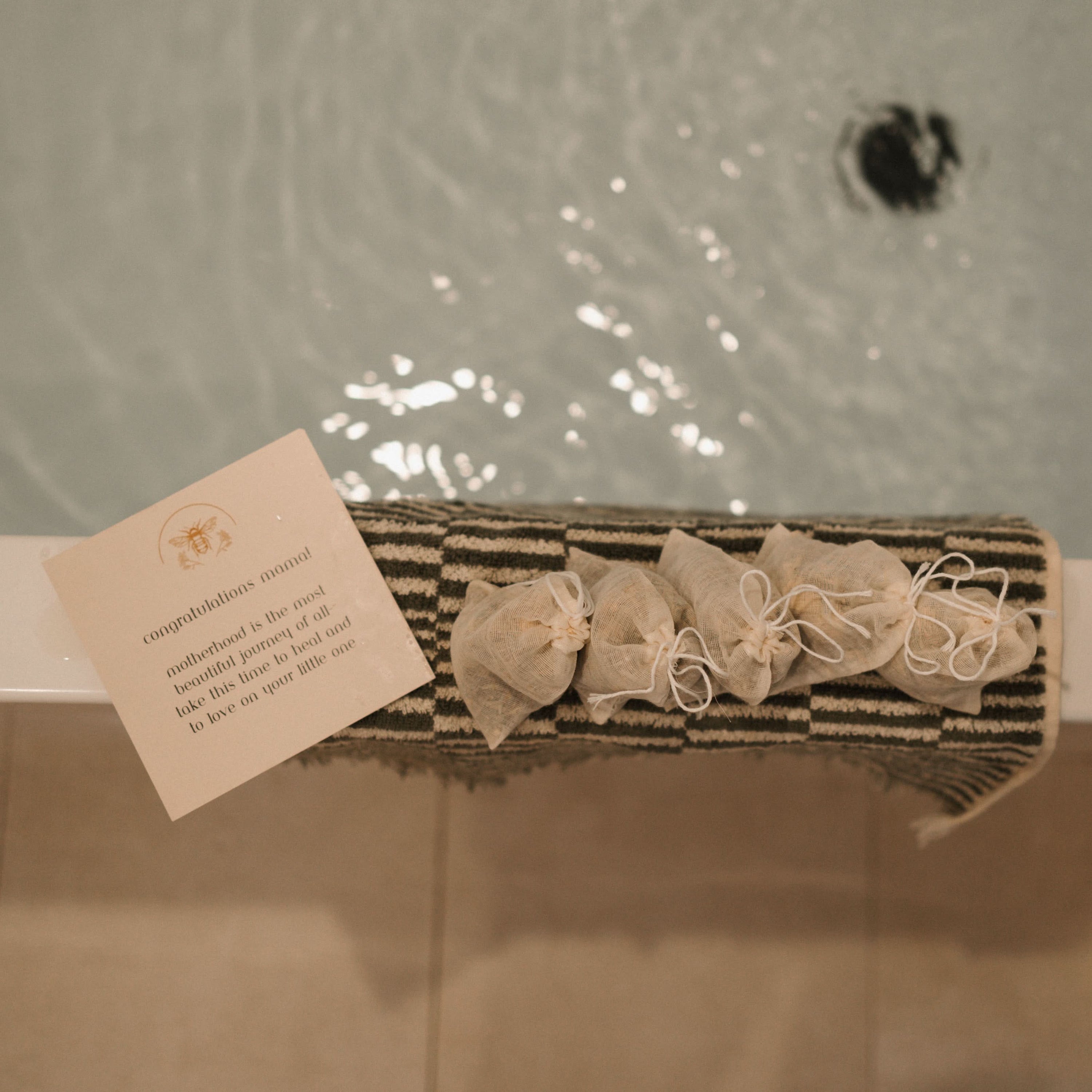 Honeybee Hippie herbal sitz bath postpartum herbal sitz bath