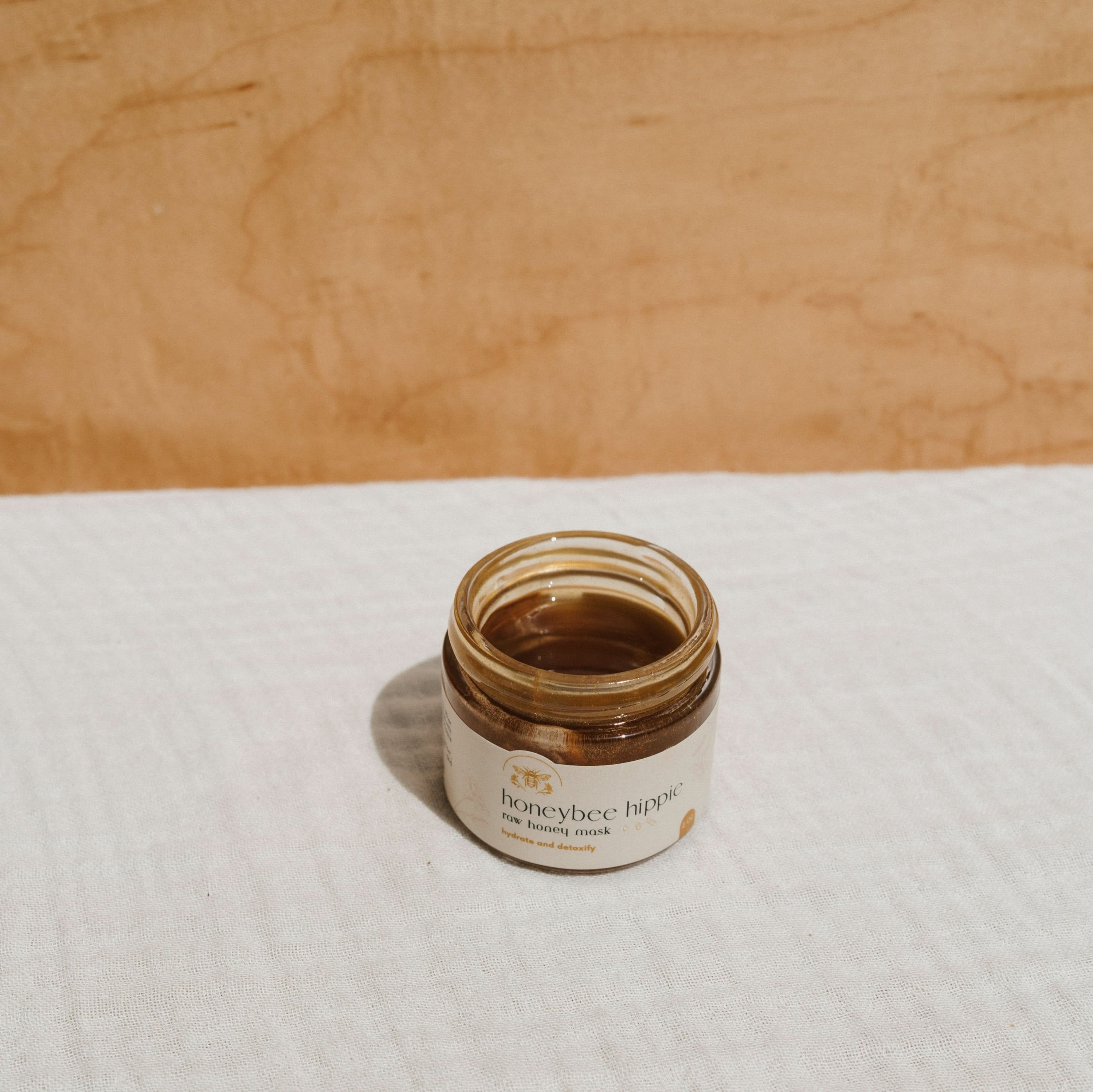 Honeybee Hippie Honey Face Mask Herbal Infused Raw Honey Mask