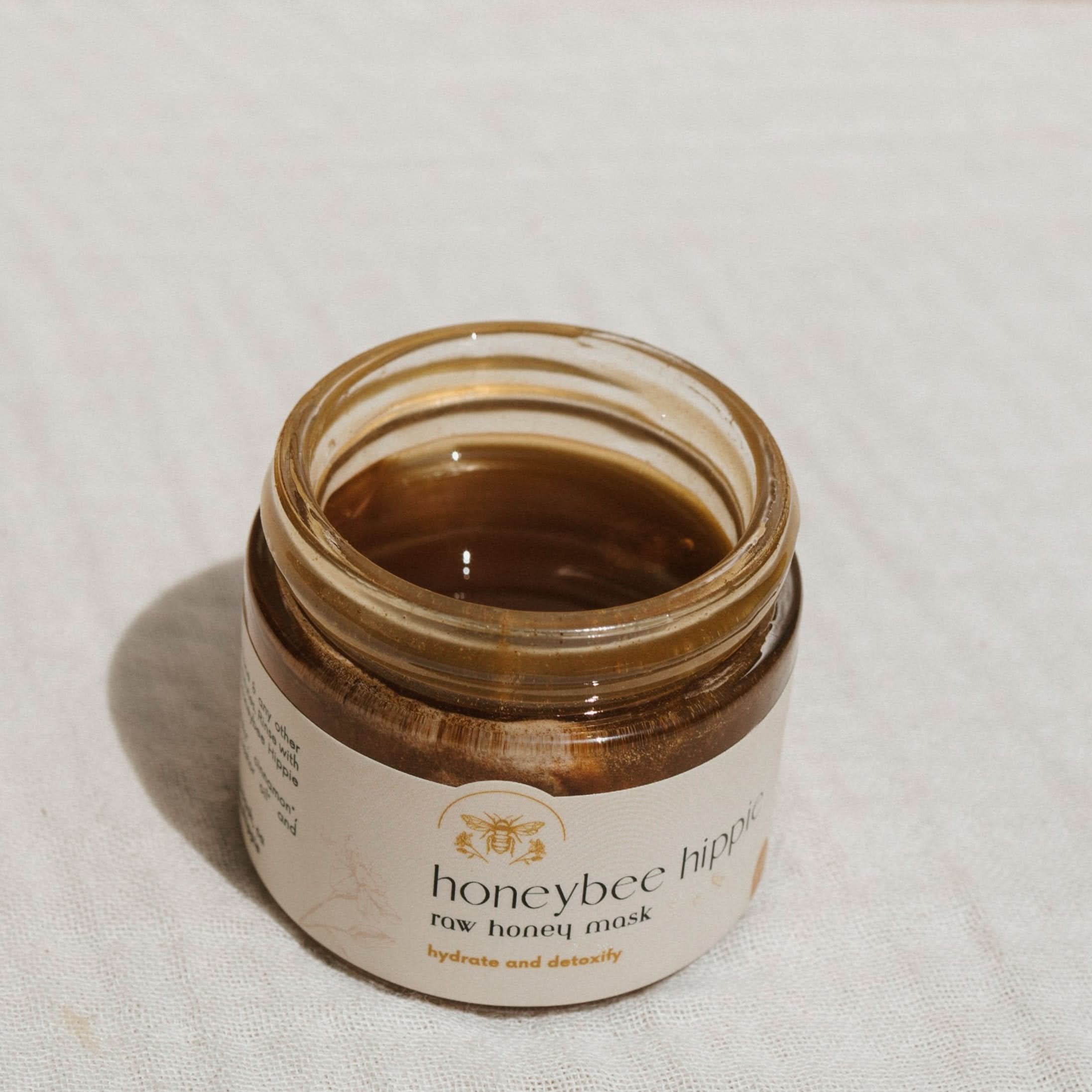 Honeybee Hippie Honey Face Mask Herbal Infused Raw Honey Mask