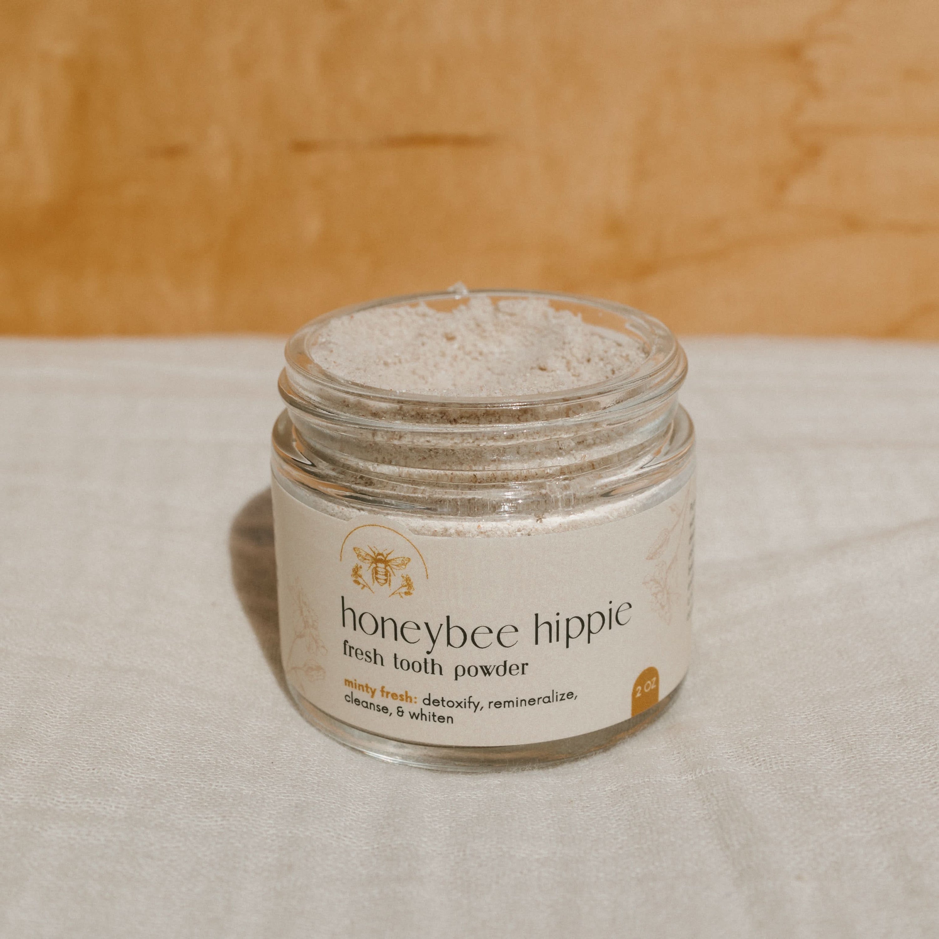 Honeybee Hippie Tooth Powder Fresh Tooth Powder