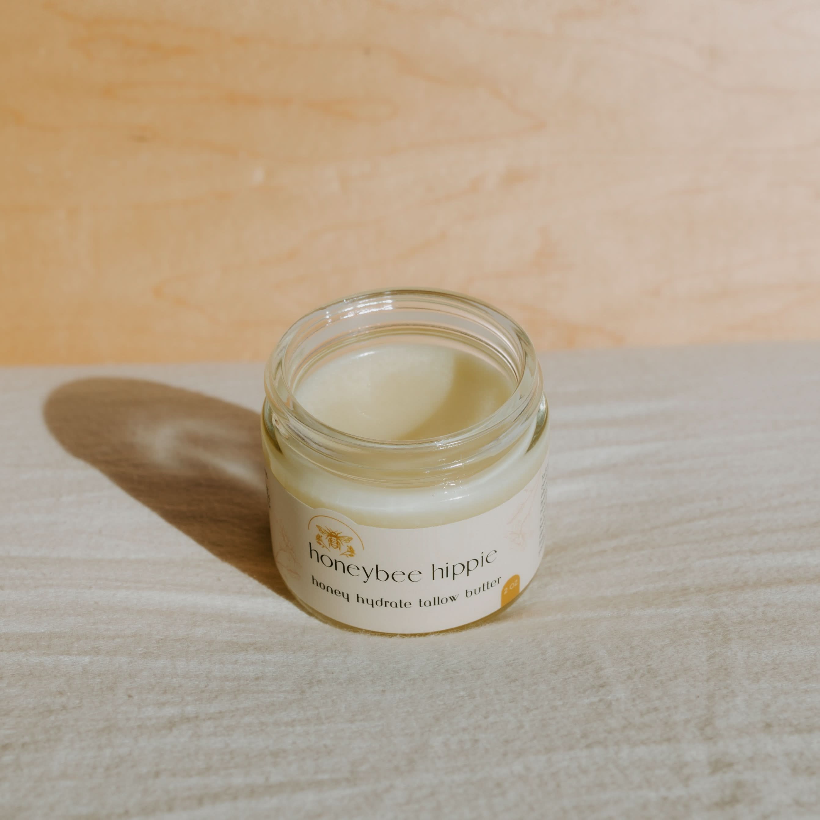 Honeybee Hippie Tallow butter honey hydrate tallow butter