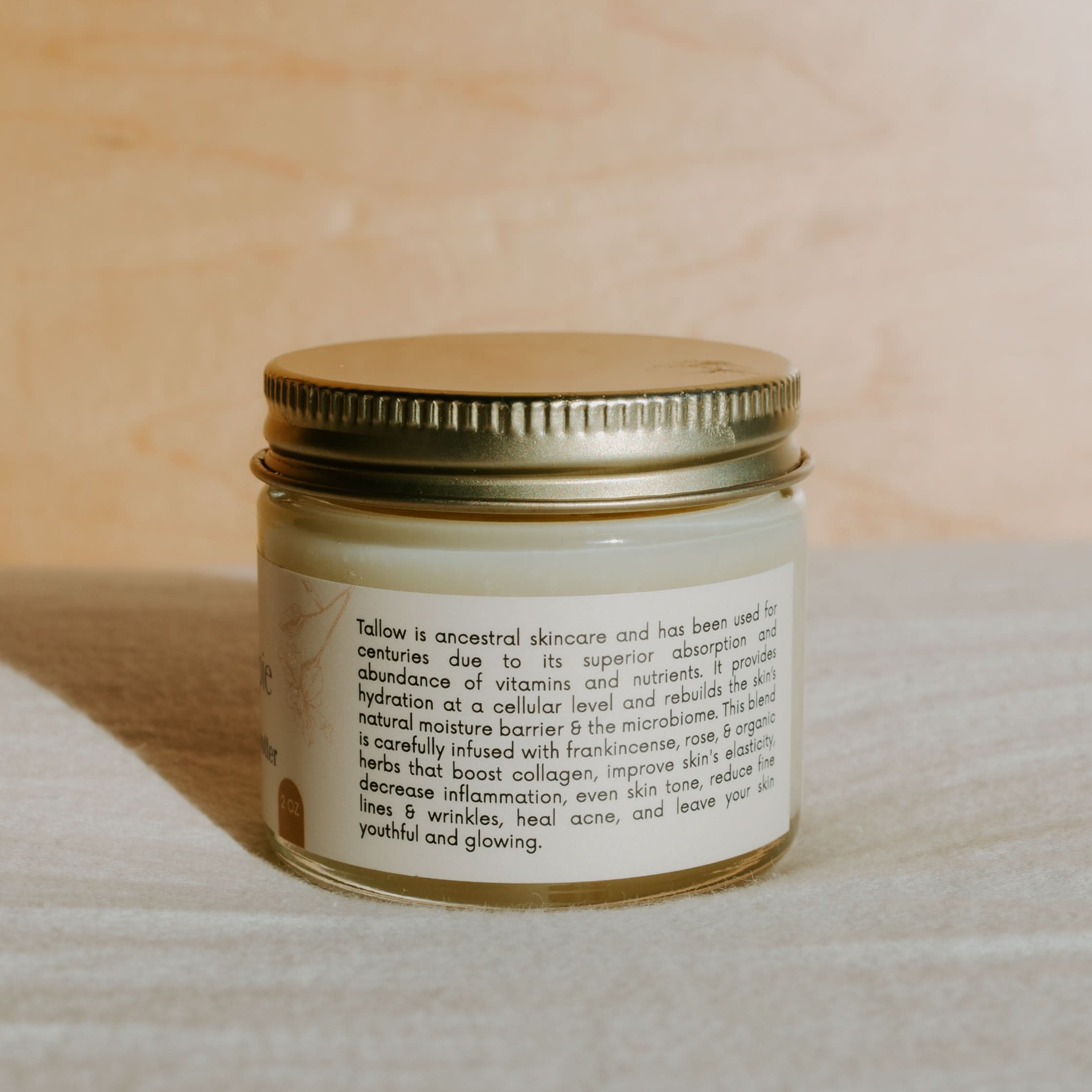 Honeybee Hippie Tallow butter honey hydrate tallow butter
