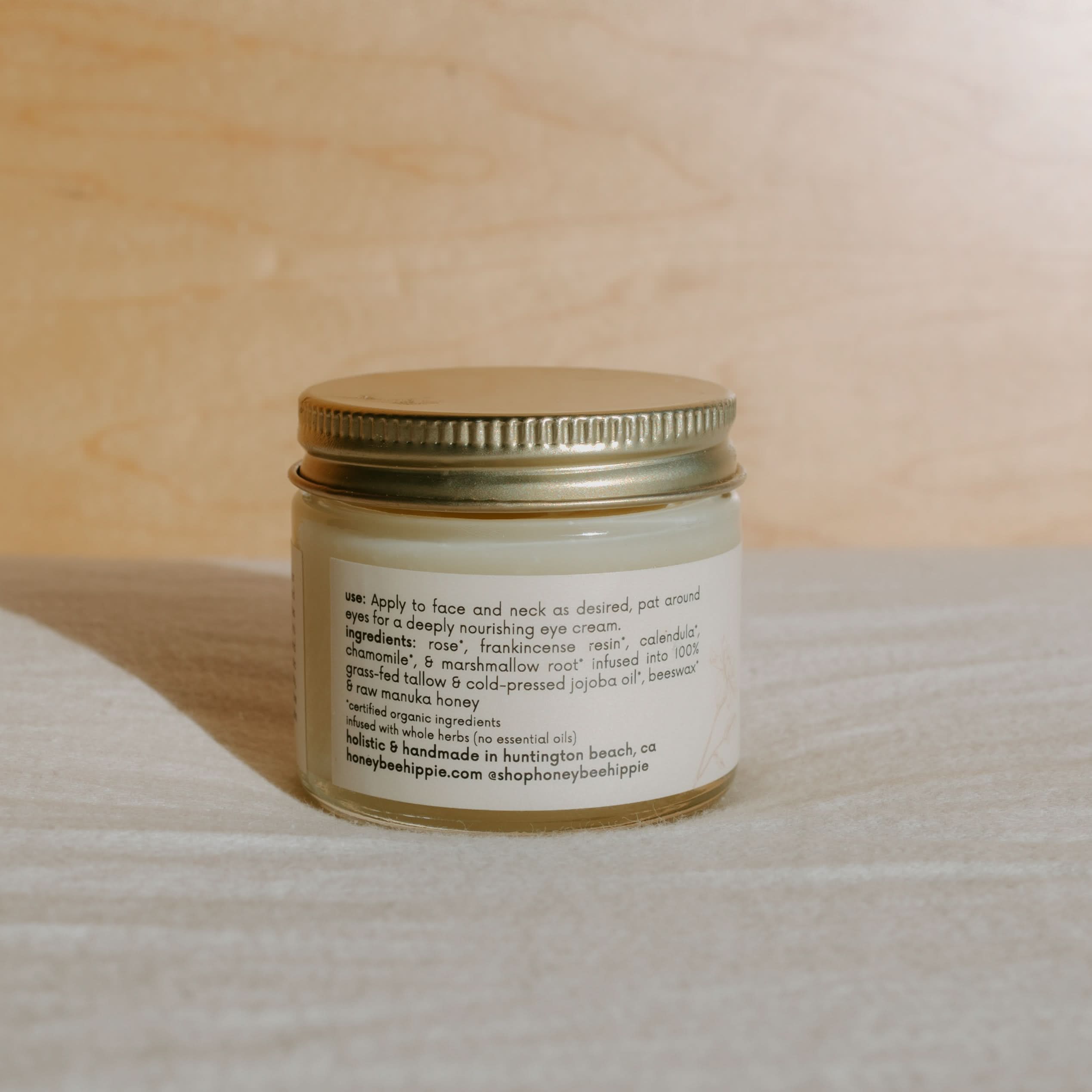 Honeybee Hippie Tallow butter honey hydrate tallow butter