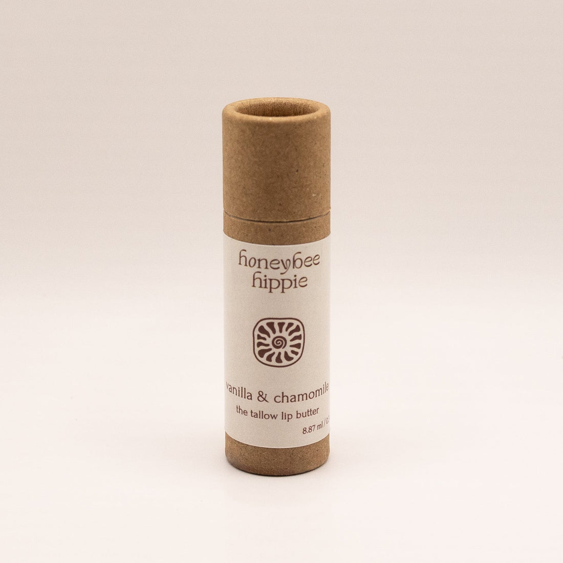 Lip balm tube with &
