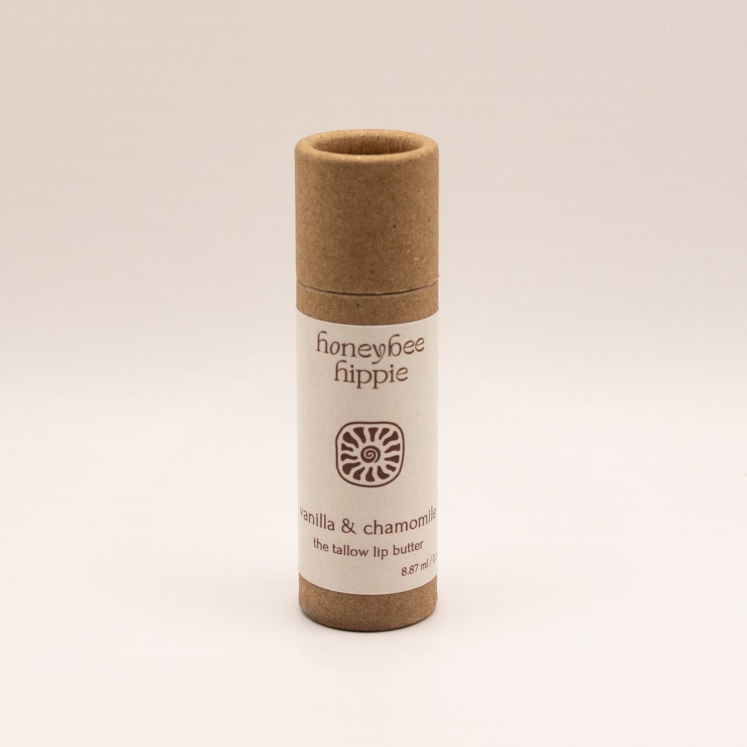 Lip balm tube with &
