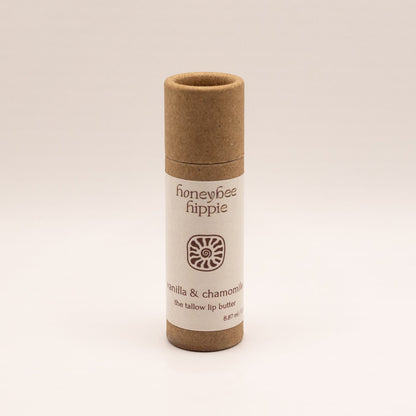 Lip balm tube with &