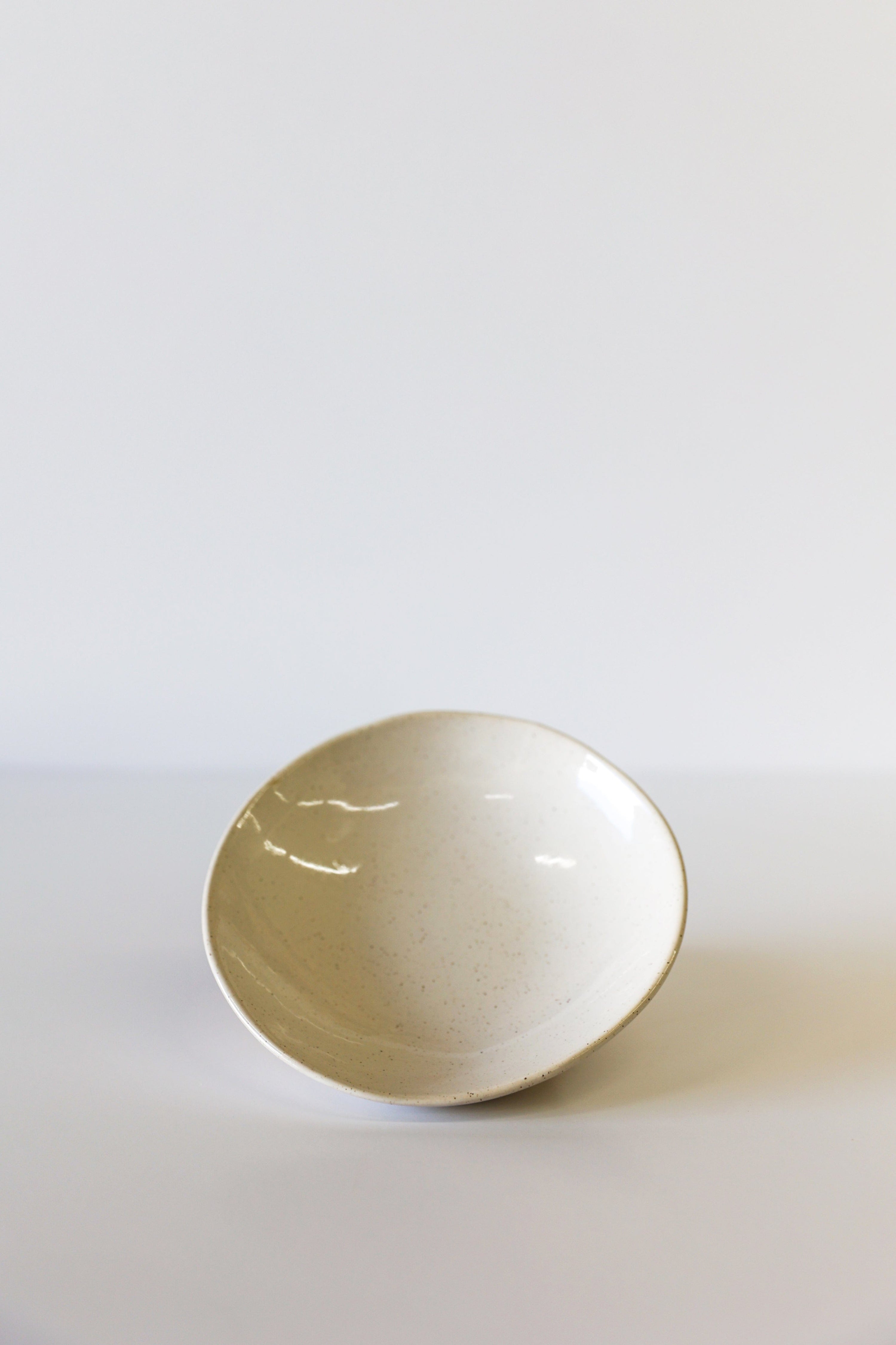 Glazed Garage Ceramics Bowl Drift Dipping Bowls - White Speckle (Set of 4)