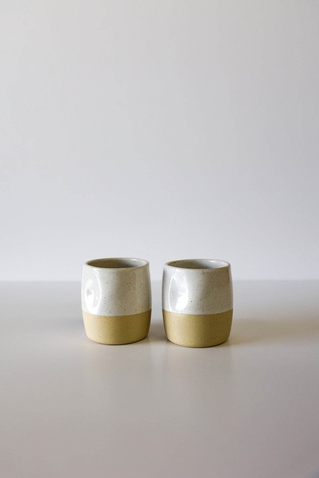 Cliffs Cup | White Speckle (Set of 2)