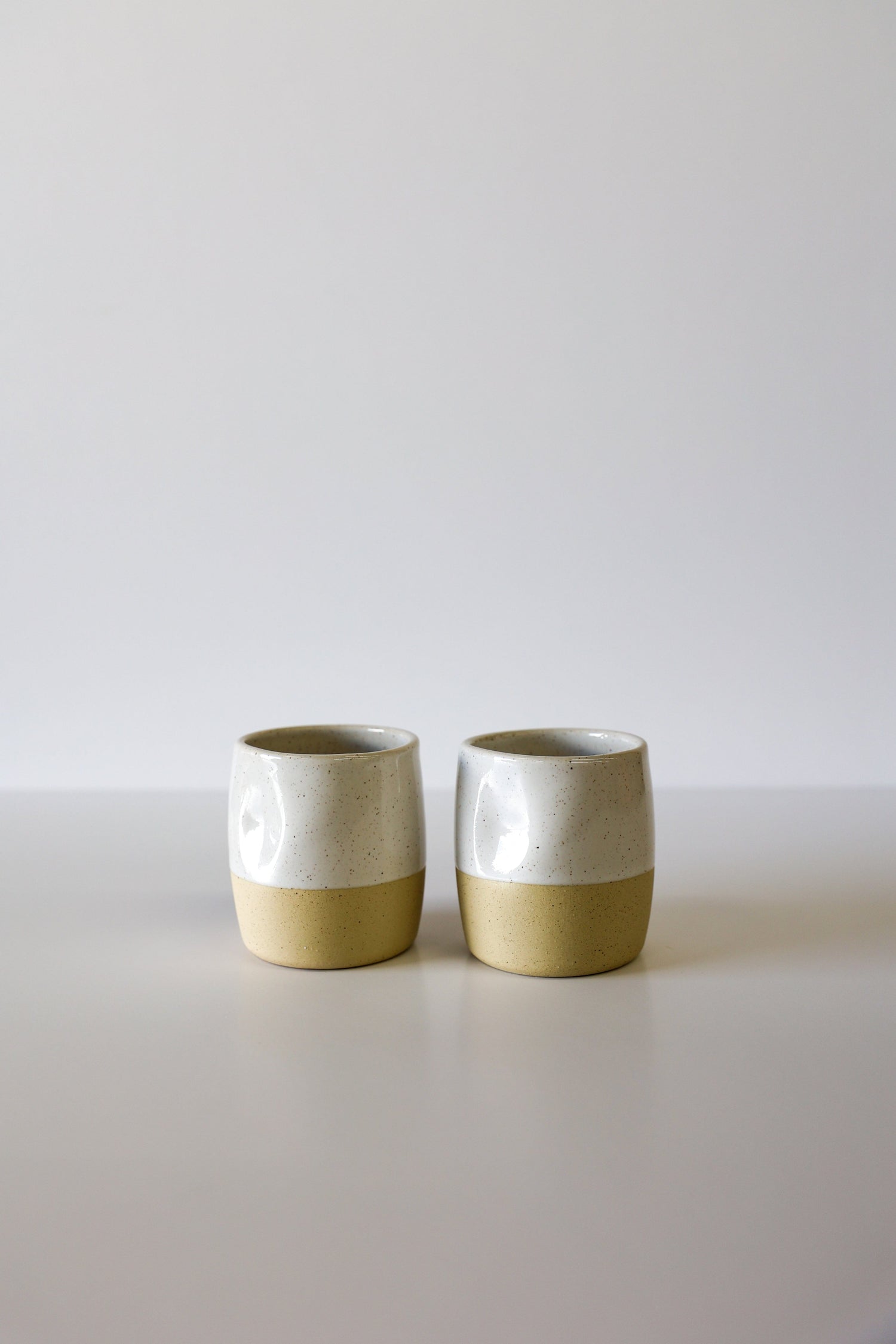 Cliffs Cup | White Speckle (Set of 2)