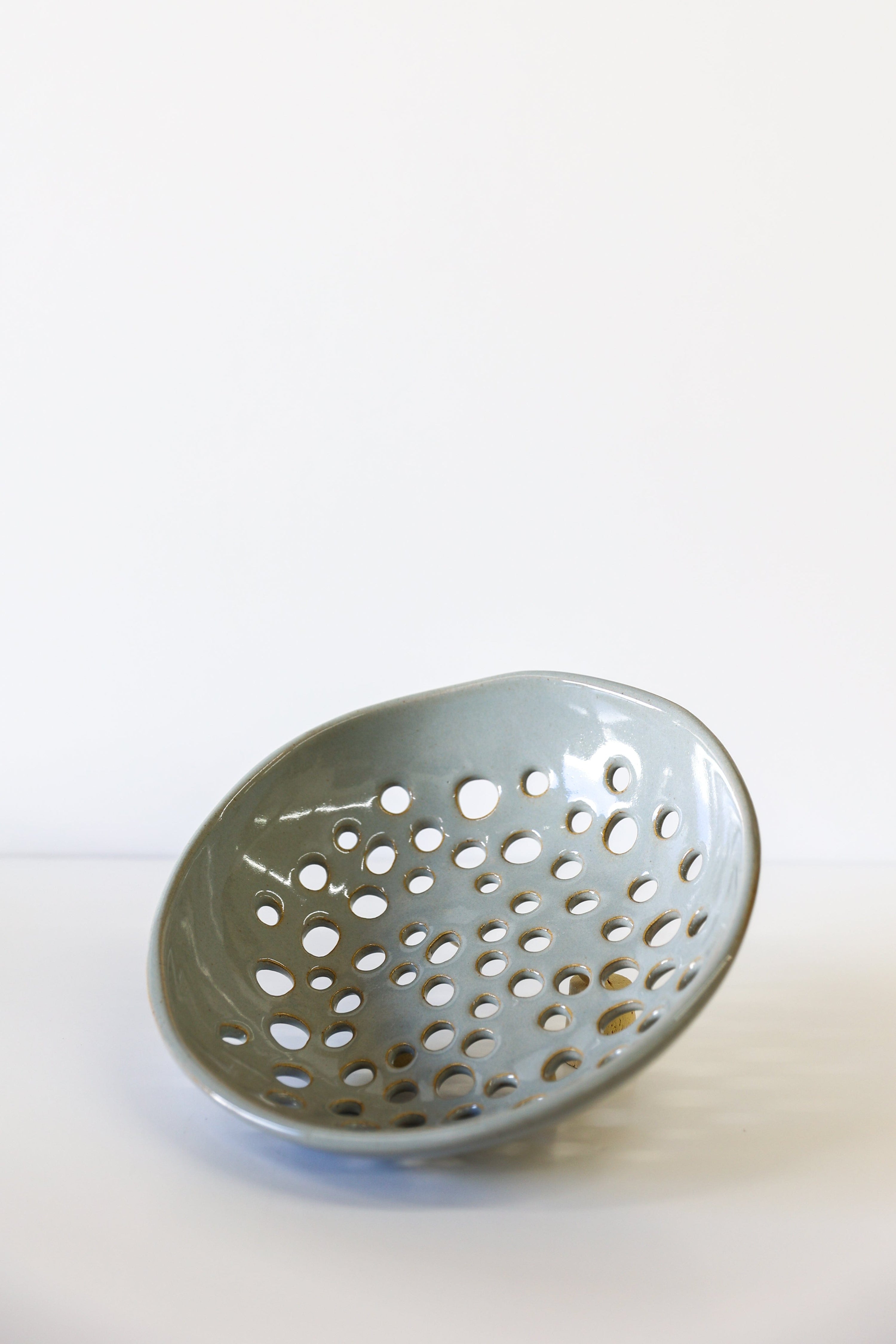 Glazed Garage Ceramics serveware Newland Colander | Waterfall
