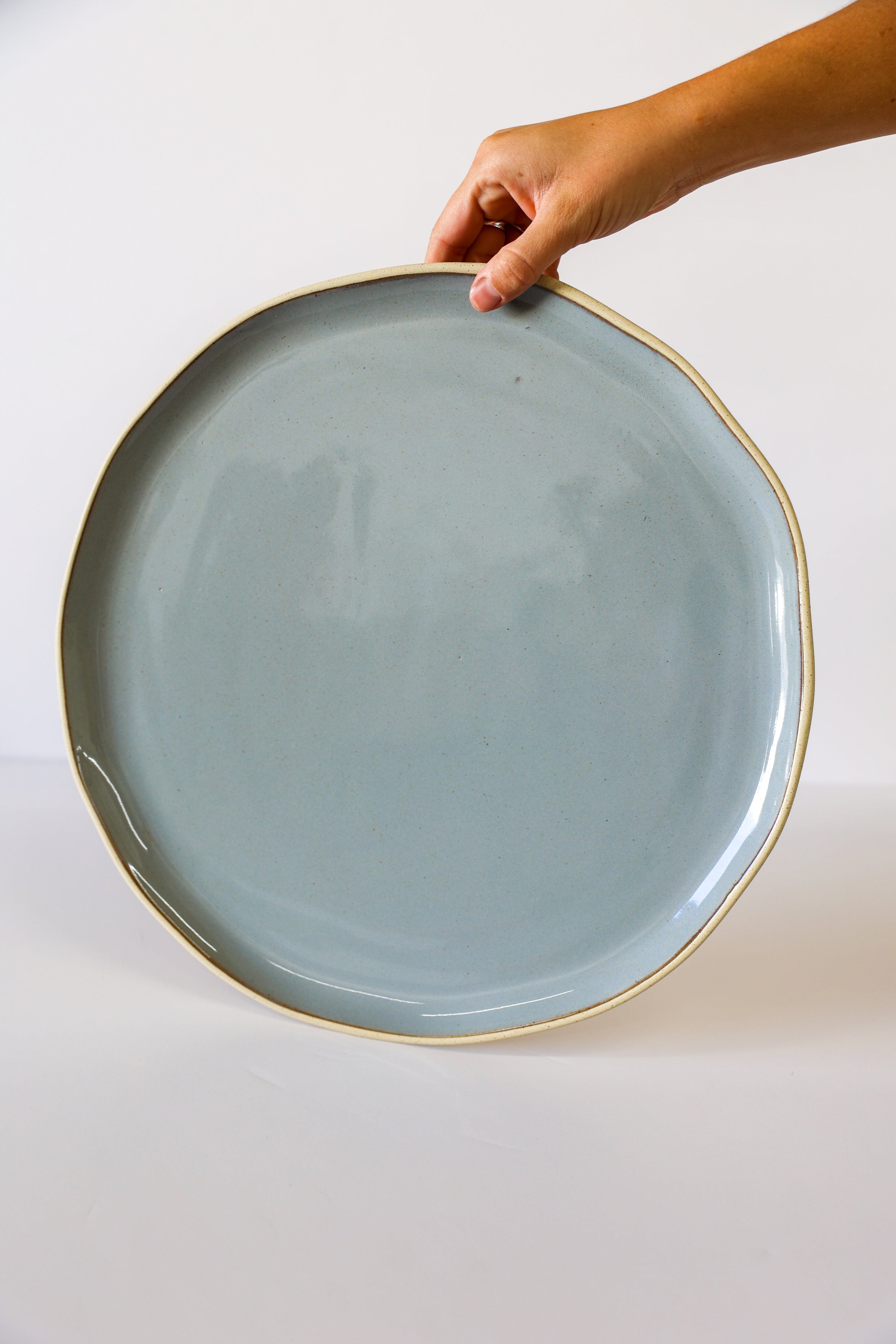 Glazed Garage Ceramics Tableware Pier Platter | Waterfall