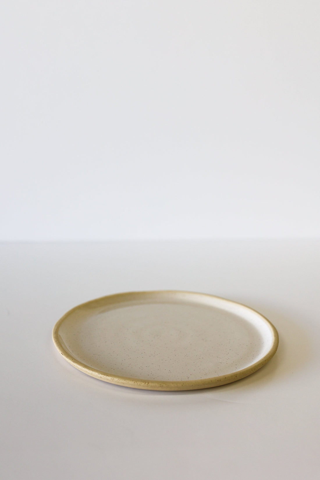 Jetty Salad Plate | White Speckle (Set of 4)