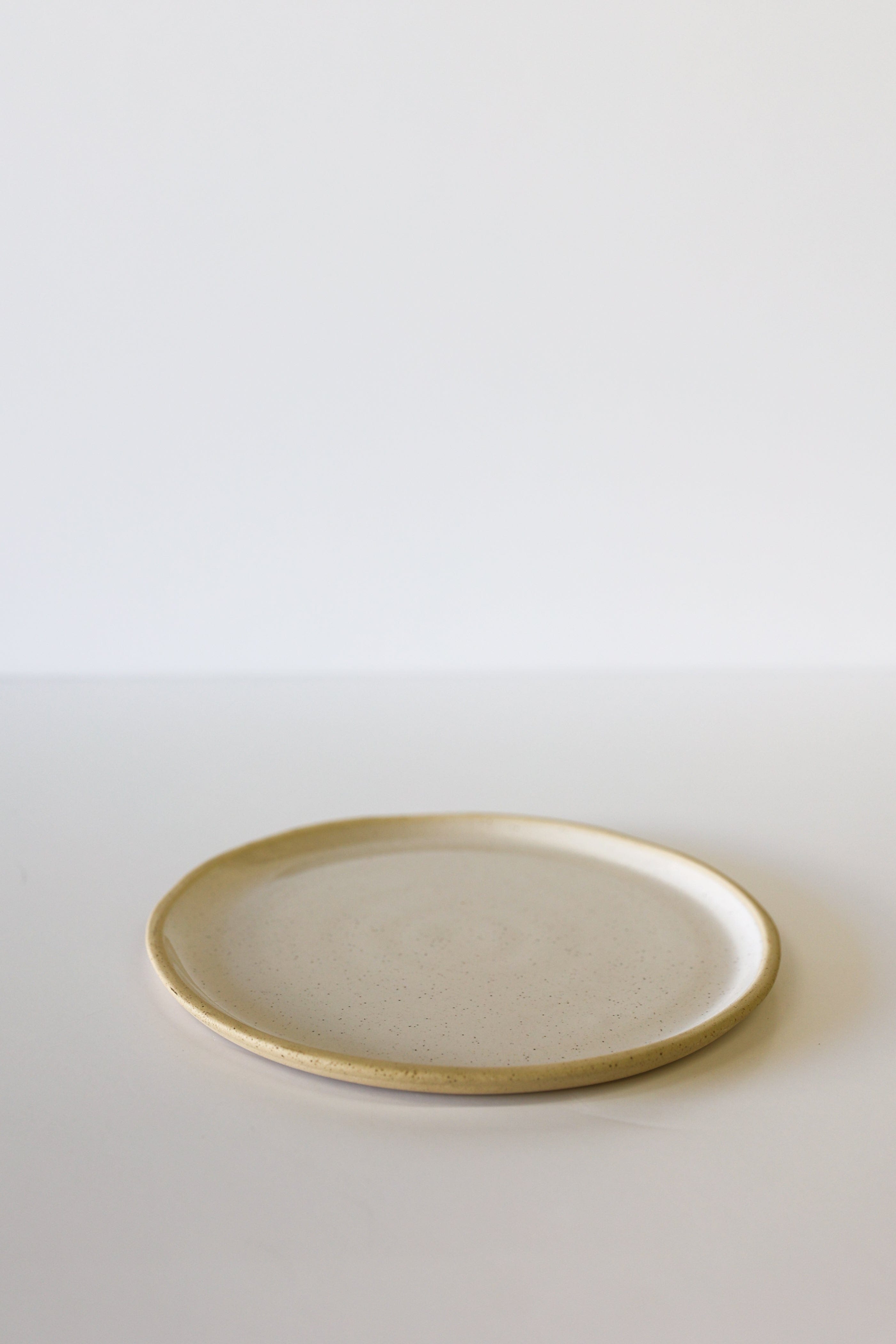 Jetty Salad Plate | White Speckle (Set of 4)