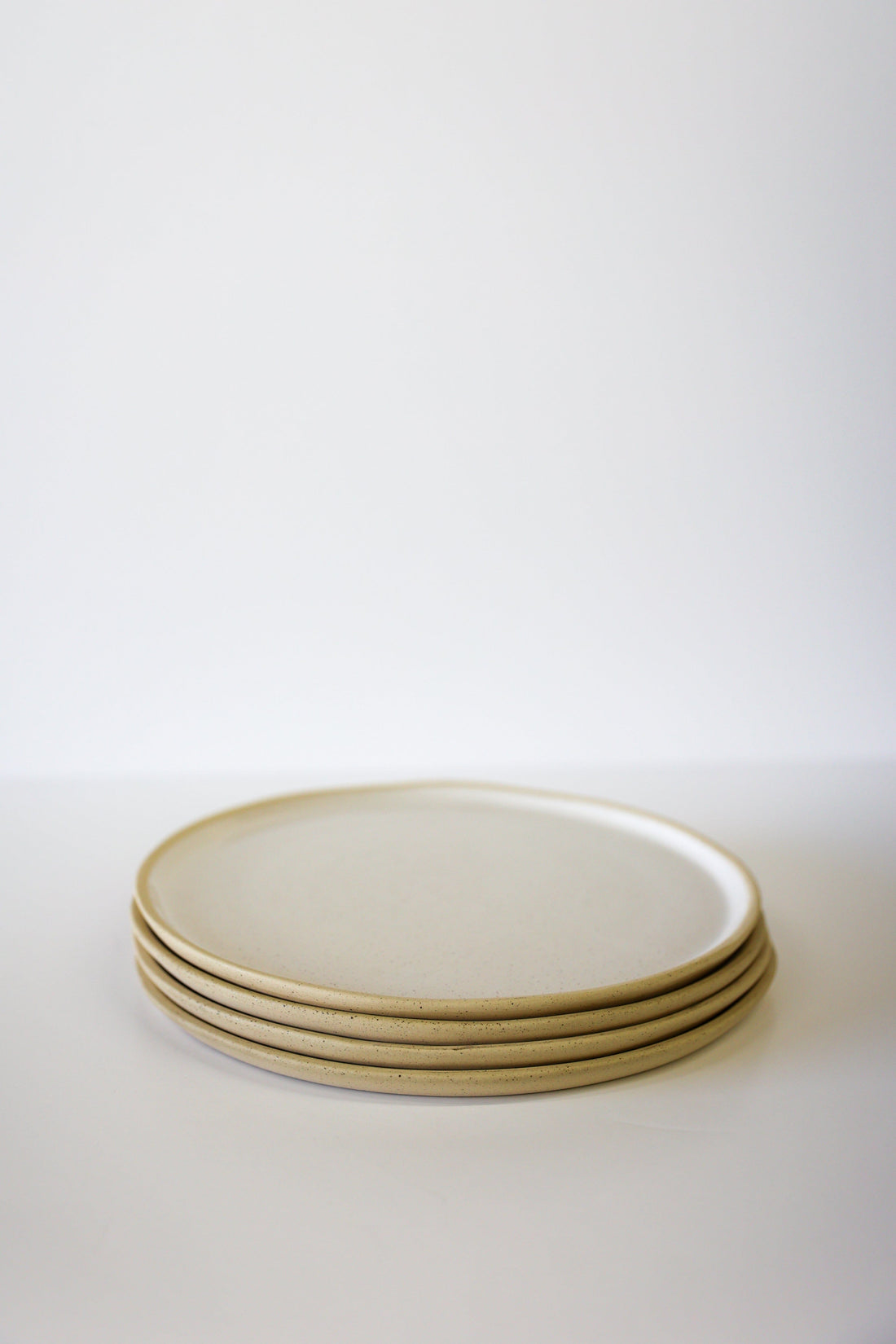 River Dinner Plate | White Speckle (Set of 4)