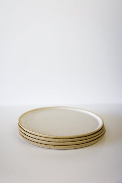 River Dinner Plate | White Speckle (Set of 4)