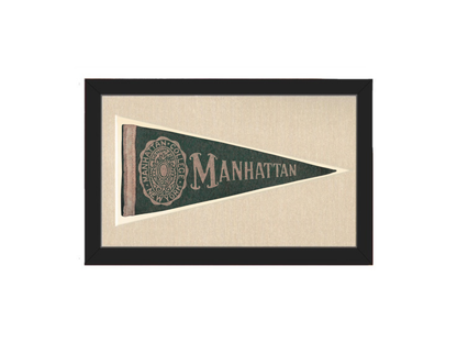 Vintage Manhattan College Pennant