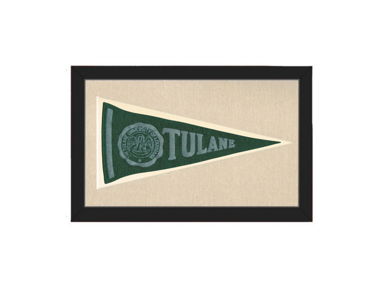 Vintage Tulane University Pennant
