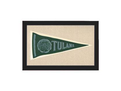 Vintage Tulane University Pennant