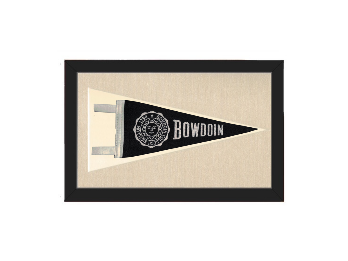 Vintage Bowdoin College Pennant