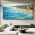 Tailored Canvases Canvas 20x10 inch Medium Premium Gallery Wrapped Beach Days Wall Art XIV