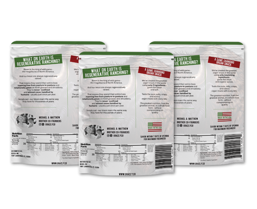 Bison Liver Crisp Variety Pack - My American Goods