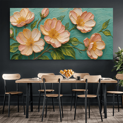 Tailored Canvases Canvas 20x10 inch Medium Premium Gallery Wrapped Blossoms Serenade Wall Art