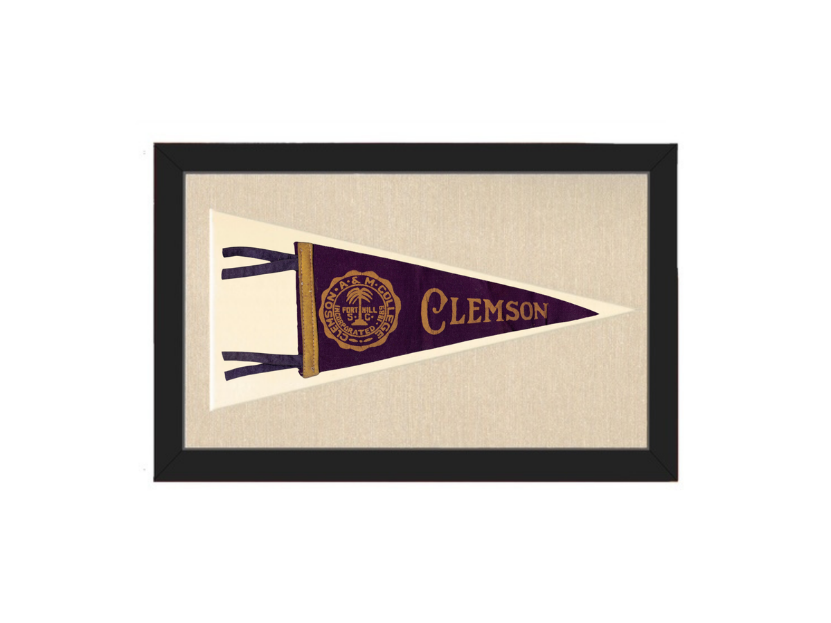 Vintage Clemson Pennant