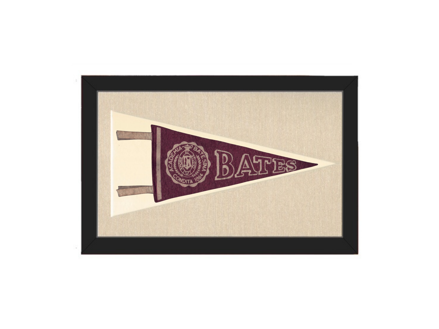 Vintage Bates College Pennant