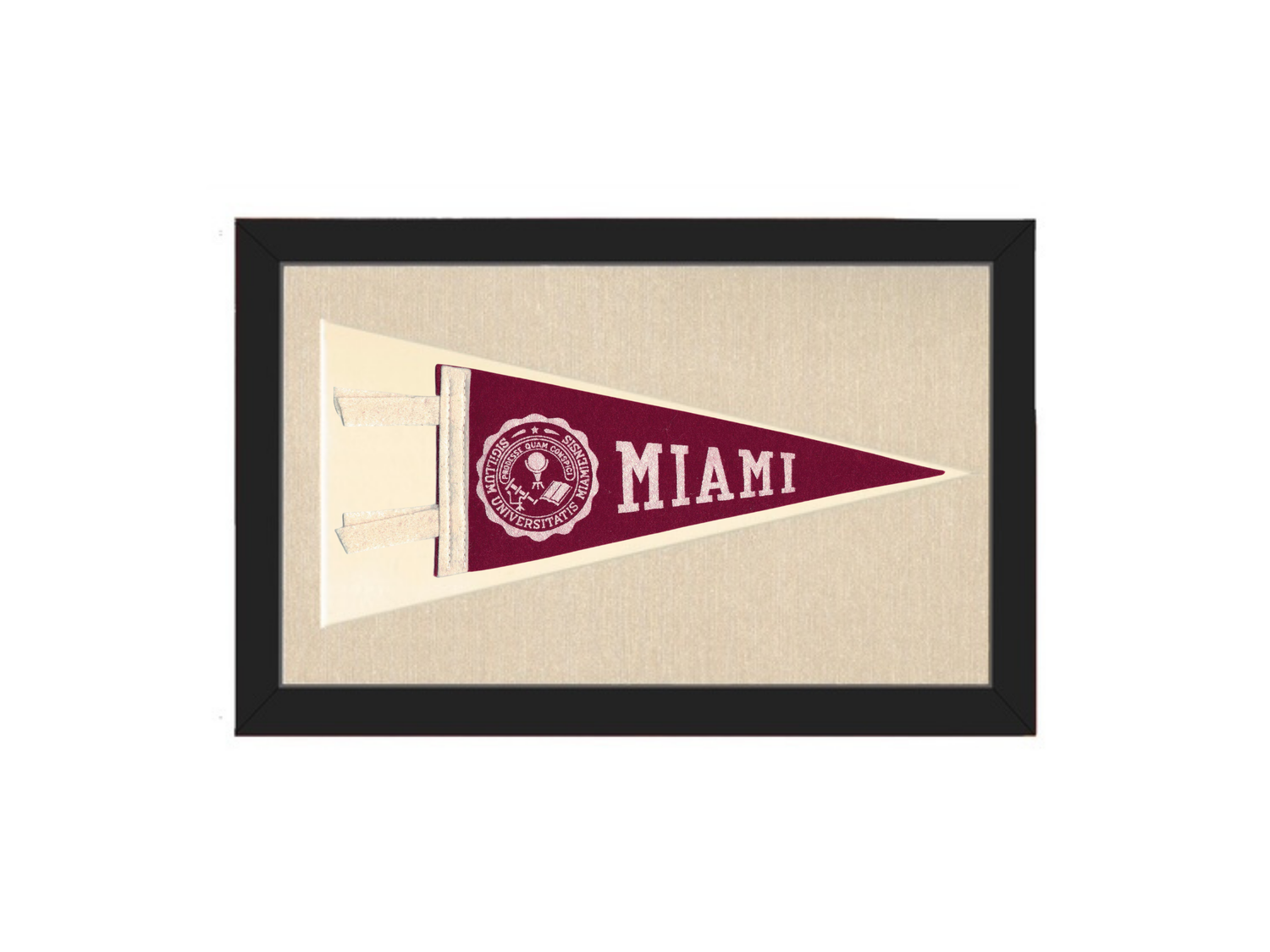 Vintage Miami University Pennant