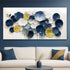 Tailored Canvases Canvas 20x10 inch Medium Premium Gallery Wrapped Lotus Leaf Abstract Wall Art VII